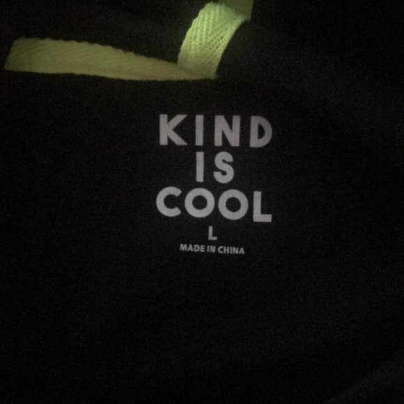 Black and White Stars Tee Hoodie YL - Picture 2 of 3